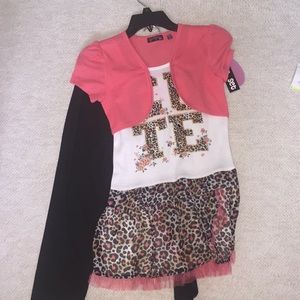 2 piece shirt and leggings